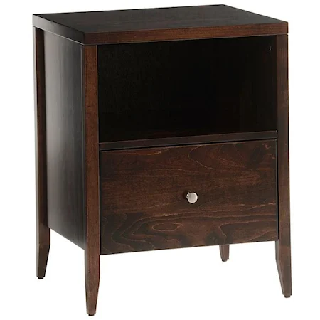 Nightstand w/ Open Compartment